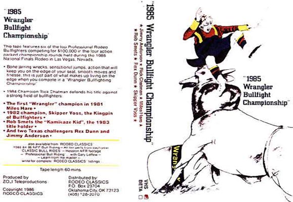 National Finals Rodeo Wrangler Bullfights 1985